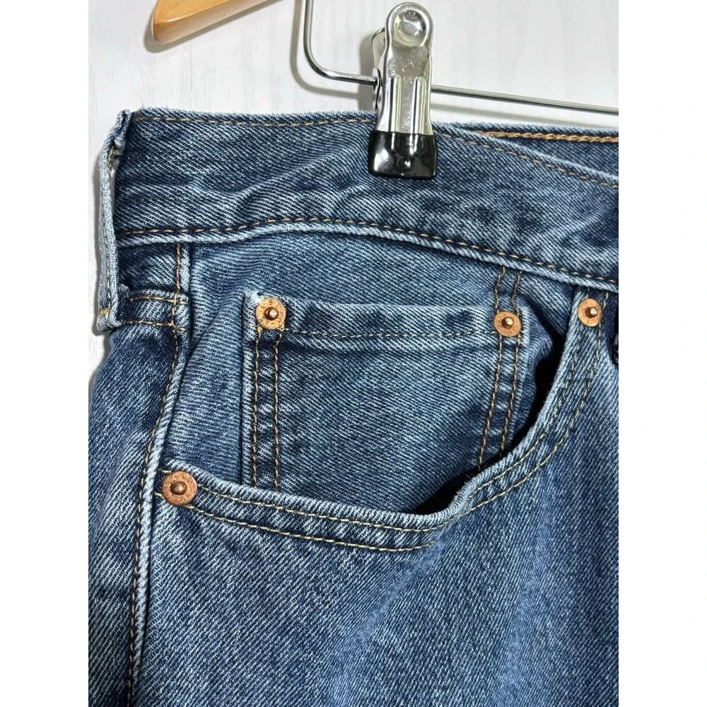 Levis 550 Jeans Mens 36 30 Blue Medium Stone Wash Relaxed Fit Jeans Cotton